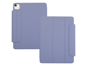 Lunso iPad Air 13 inch (2024/2025) - Tri-Fold Bookcase hoes - Lavendel