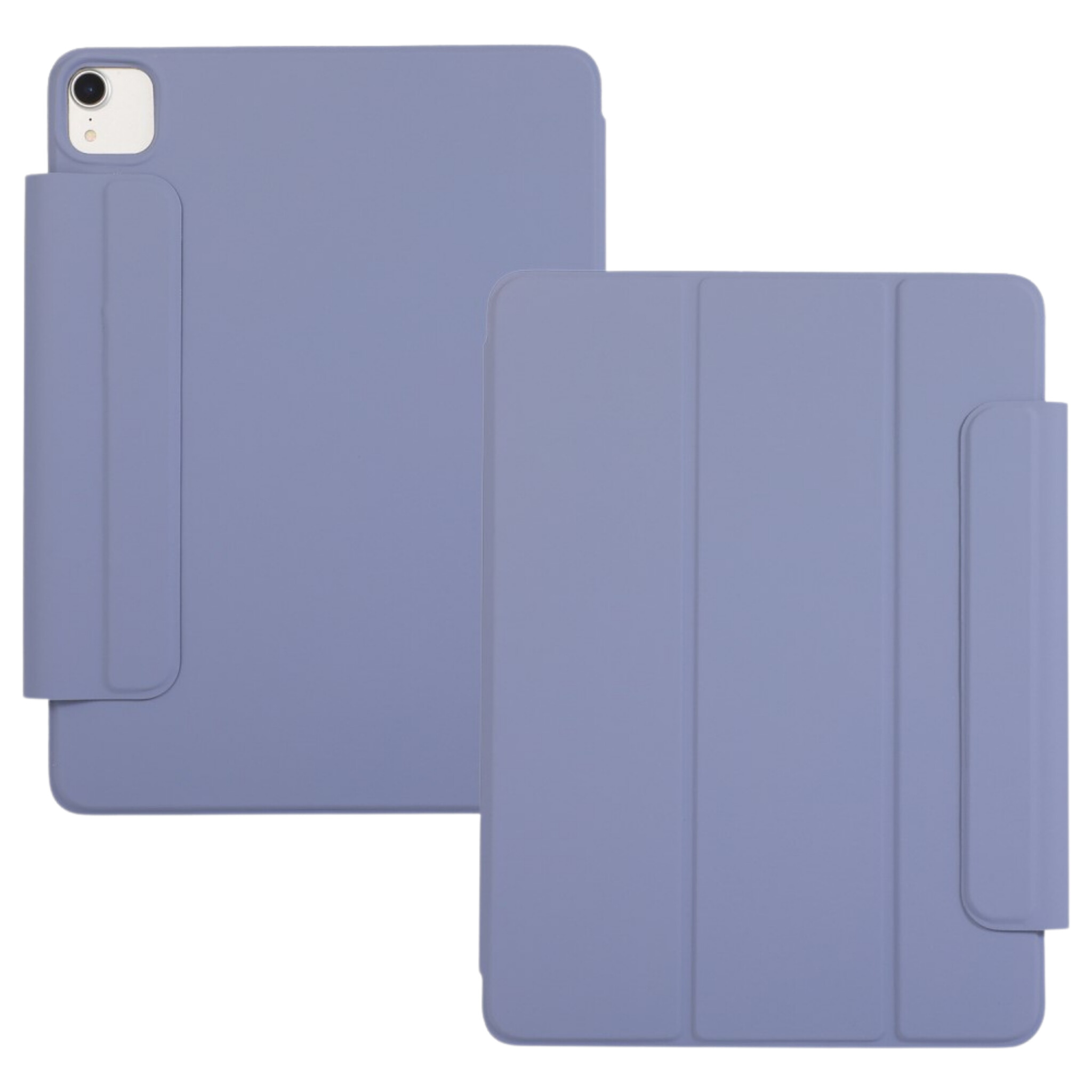 Lunso iPad Air 13 inch (2024/2025) - Tri-Fold Bookcase hoes - Lavendel