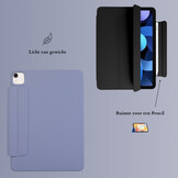 iPad Air 13 inch (2024/2025) Tri-Fold Bookcase hoes - Lavendel