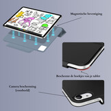 iPad Air 13 inch (2024/2025) Tri-Fold Bookcase hoes - Lavendel