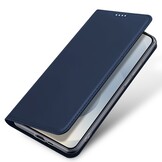 Samsung Galaxy S25 Edge Slim Bookcase hoesje - Donkerblauw - Model SM-S937