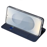 Samsung Galaxy S25 Edge Slim Bookcase hoesje - Donkerblauw - Model SM-S937