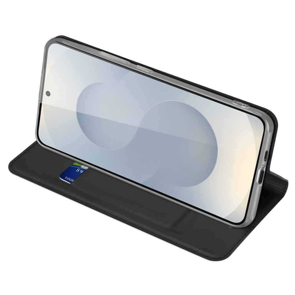 Samsung Galaxy S25 Edge Slim Bookcase hoesje - Zwart - Model SM-S937