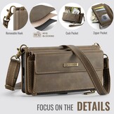 Samsung Galaxy S25 Edge hoesje portemonnee tasje - Bruin - Model SM-S937