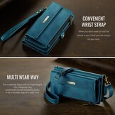 Samsung Galaxy S25 Edge hoesje portemonnee tasje - Blauw - Model SM-S937