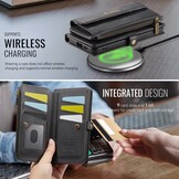 Samsung Galaxy S25 Edge hoesje portemonnee tasje - Zwart - Model SM-S937