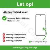 Samsung Galaxy S25 Edge Vintage 2 in 1 portemonnee hoes - Blauw - Model SM-S937