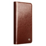 Samsung Galaxy S25 Edge leren bookcase hoesje - Bruin