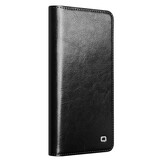 Samsung Galaxy S25 Edge leren bookcase hoesje - Zwart