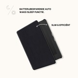 Kobo Aura One slim hard case hoes (7.8 inch) Sleepcover - Zwart