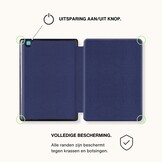 Kobo Aura One slim hard case hoes (7.8 inch) Sleepcover - Donkerblauw