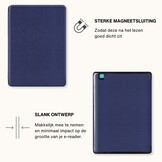 Kobo Aura One slim hard case hoes (7.8 inch) Sleepcover - Donkerblauw