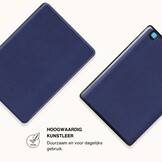 Kobo Aura One slim hard case hoes (7.8 inch) Sleepcover - Donkerblauw