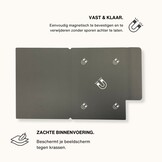 ReMarkable 2 Slim magnetisch cover PU leer hoes - Bruin