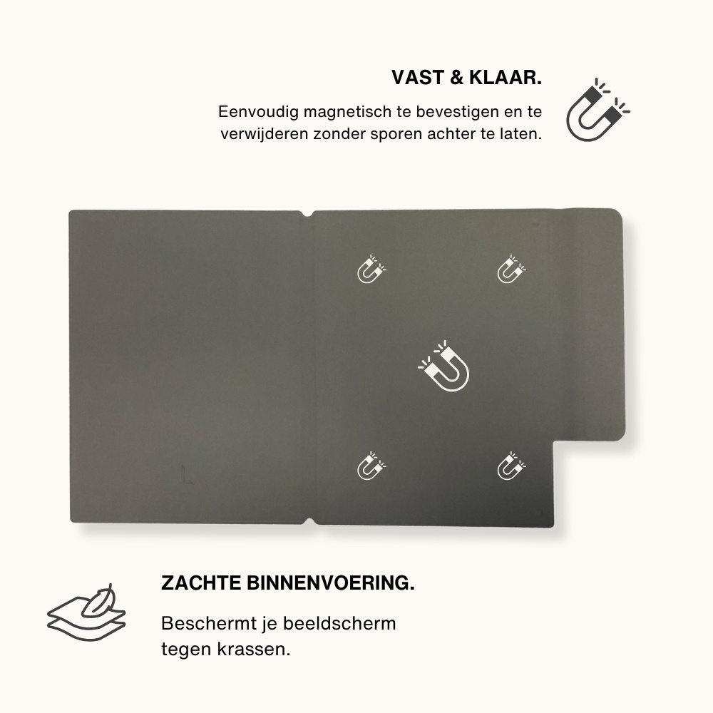 ReMarkable 2 Slim magnetisch cover PU leer hoes - Lavendel