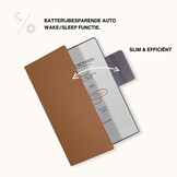 ReMarkable Paper Pro Slim magnetisch sleepcover PU leer hoes - Bruin