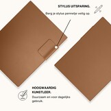 ReMarkable Paper Pro Slim magnetisch sleepcover PU leer hoes - Bruin