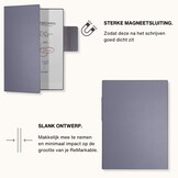 ReMarkable Paper Pro Slim magnetisch sleepcover PU leer hoes - Lavendel