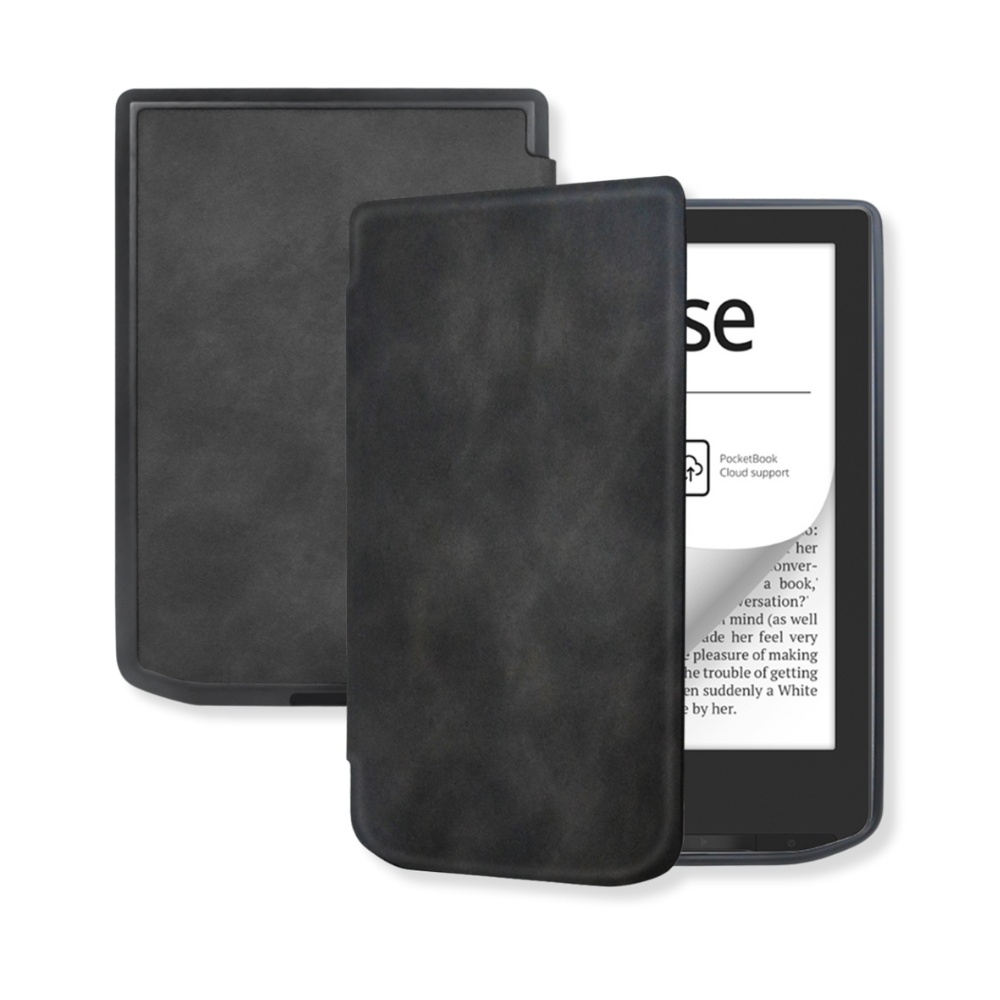 Lunso PocketBook Verse / Verse Pro / Verse Color Slim hard case hoes (6 inch) - sleepcover - Zwart