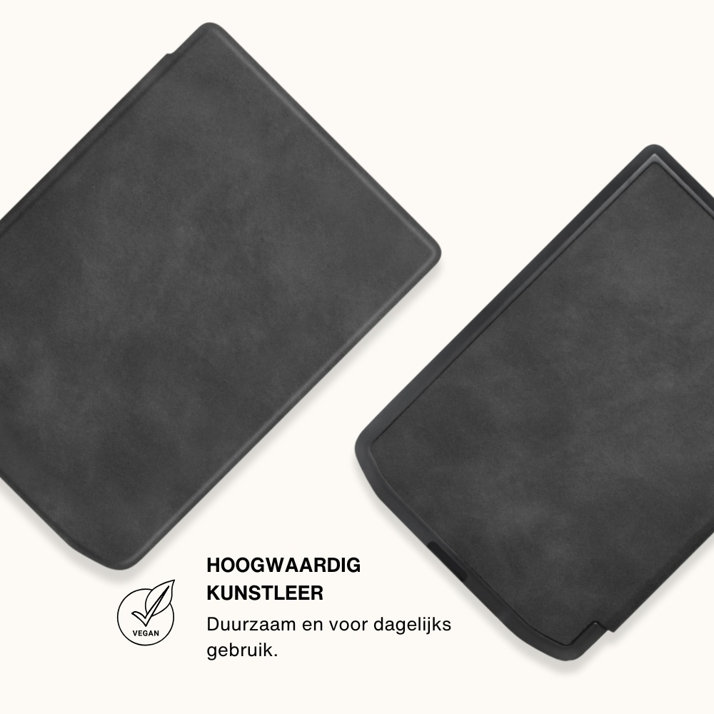 PocketBook Verse / Verse Pro / Verse Color slim hard case hoes (6 inch) Sleepcover - Zwart