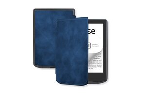 Lunso PocketBook Verse / Verse Pro / Verse Color Slim hard case hoes (6 inch) - sleepcover - Donkerblauw