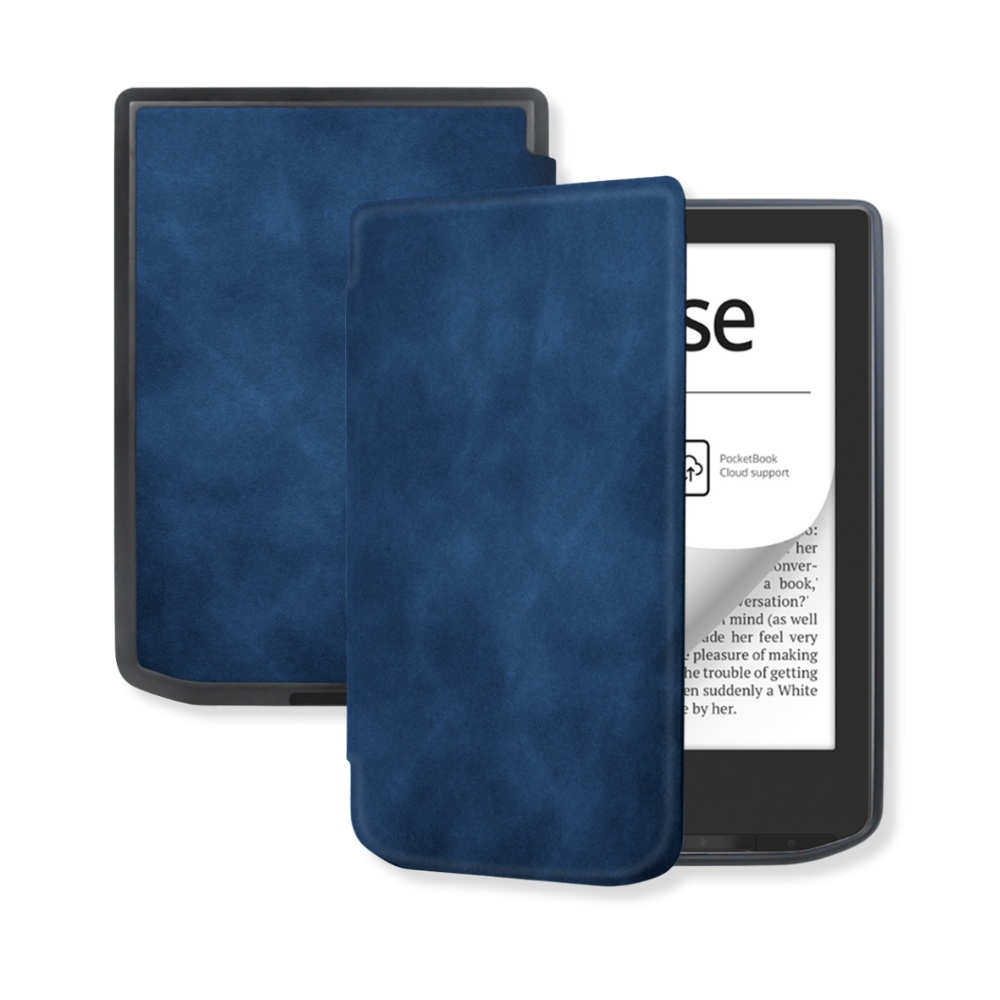 PocketBook Verse / Verse Pro / Verse Color slim hard case hoes (6 inch) Sleepcover - Donkerblauw