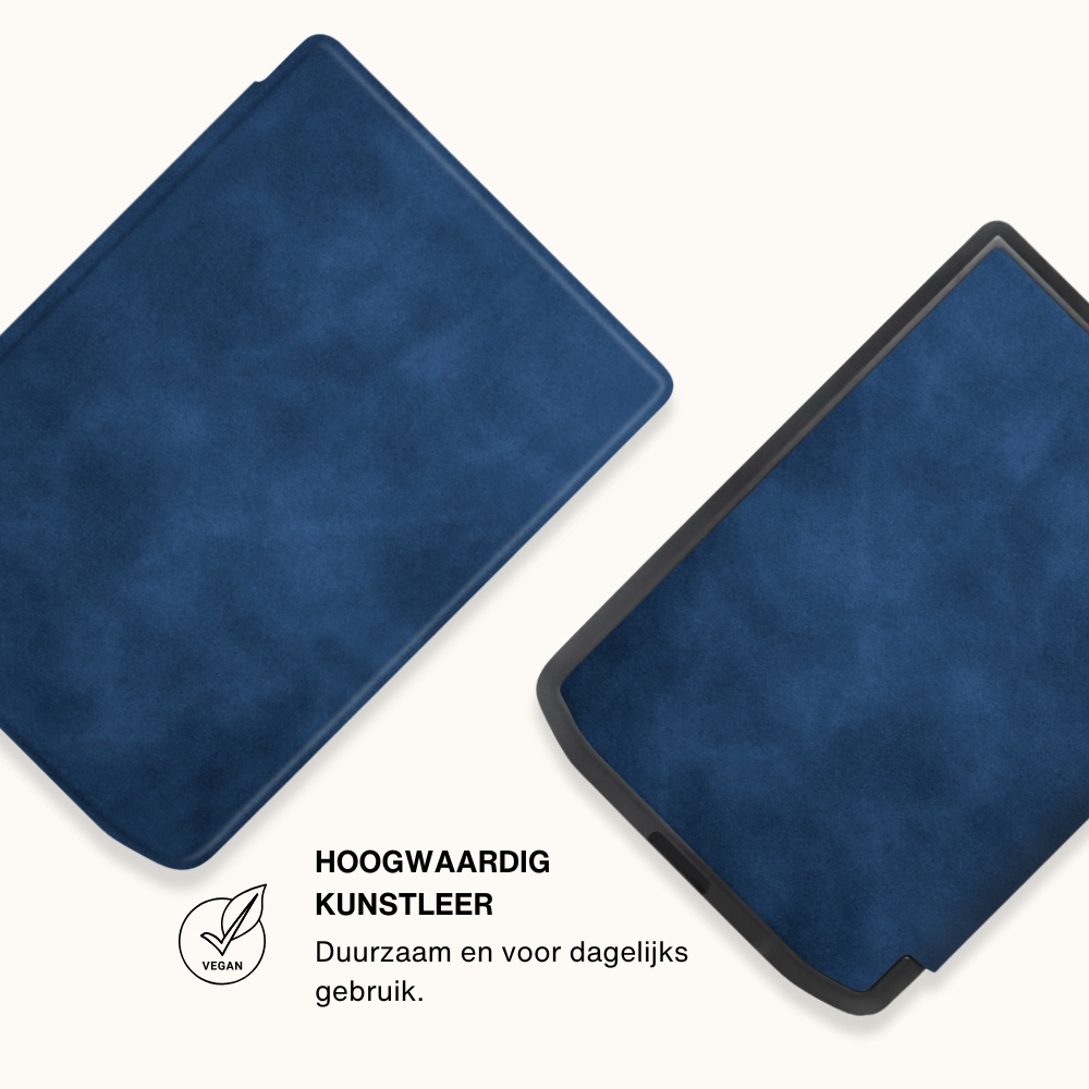 PocketBook Verse / Verse Pro / Verse Color slim hard case hoes (6 inch) Sleepcover - Donkerblauw