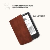 PocketBook Verse / Verse Pro / Verse Color slim hard case hoes (6 inch) Sleepcover - Bruin