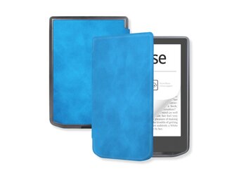 Lunso PocketBook Verse / Verse Pro / Verse Color Slim hard case hoes (6 inch) - sleepcover - Lichtblauw