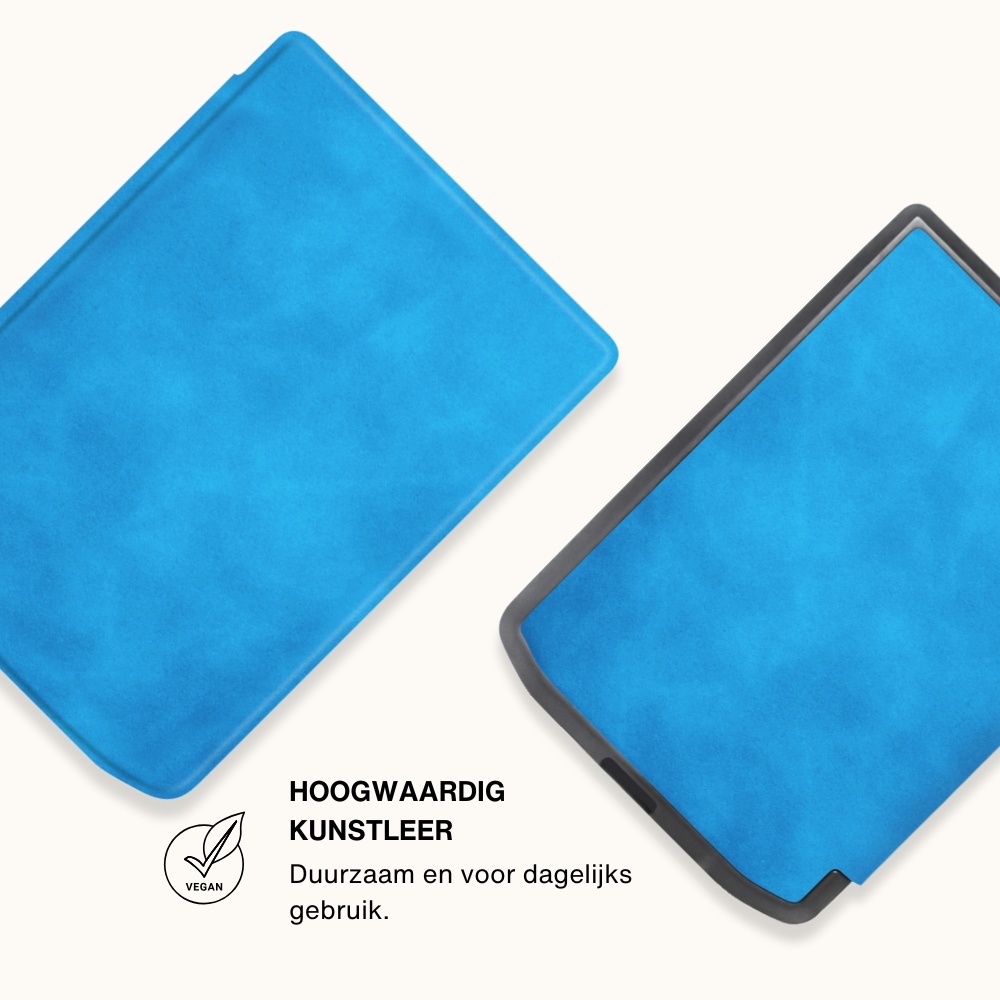 PocketBook Verse / Verse Pro / Verse Color slim hard case hoes (6 inch) Sleepcover - Lichtblauw