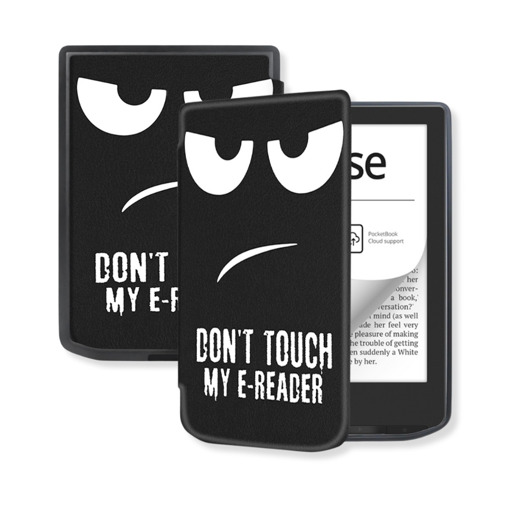 Lunso PocketBook Verse / Verse Pro / Verse Color Slim hard case hoes (6 inch) - sleepcover - Don't Touch