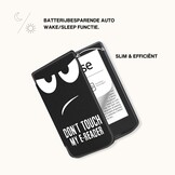 PocketBook Verse / Verse Pro / Verse Color slim hard case hoes (6 inch) Sleepcover - Don't Touch