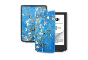 Lunso PocketBook Verse / Verse Pro / Verse Color Slim hard case hoes (6 inch) - sleepcover - Van Gogh Amandelbloesem