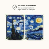 PocketBook Verse / Verse Pro / Verse Color slim hard case hoes (6 inch) Sleepcover - Van Gogh Sterrennacht