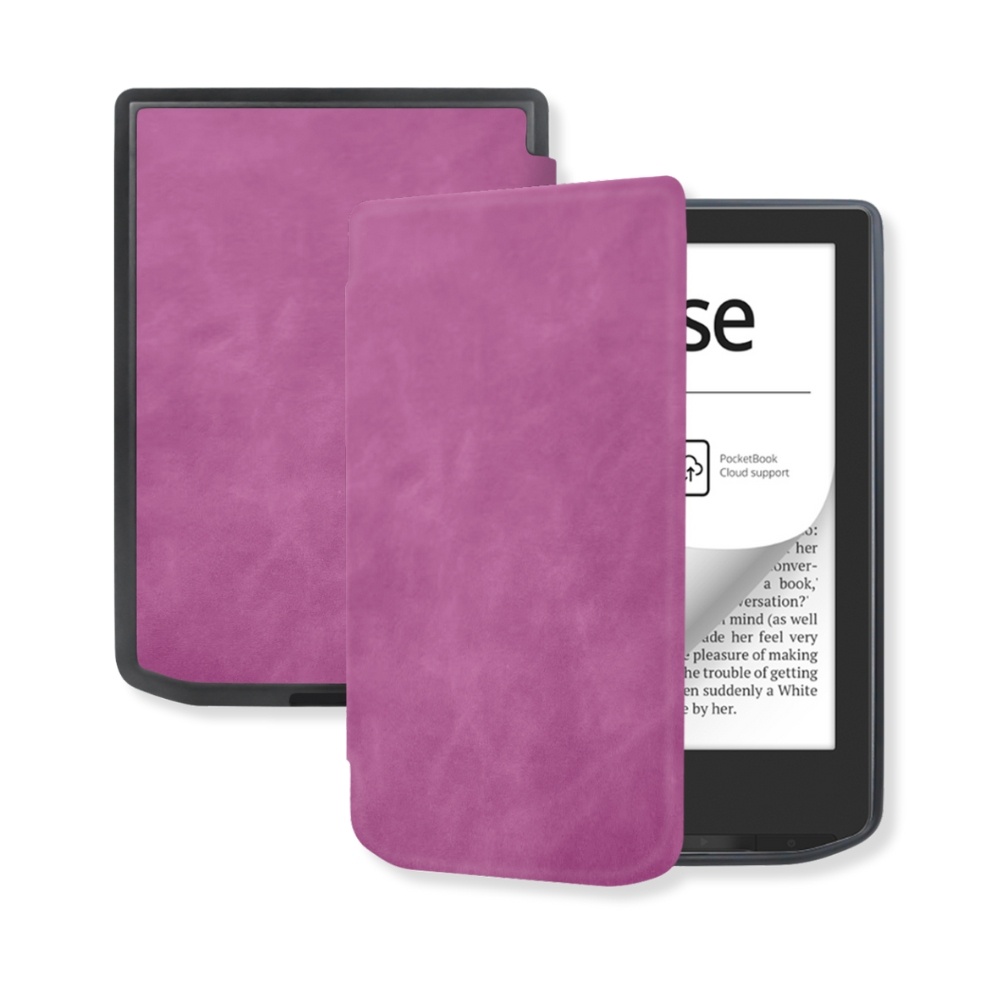 Lunso PocketBook Verse / Verse Pro / Verse Color Slim hard case hoes (6 inch) - sleepcover - Paars