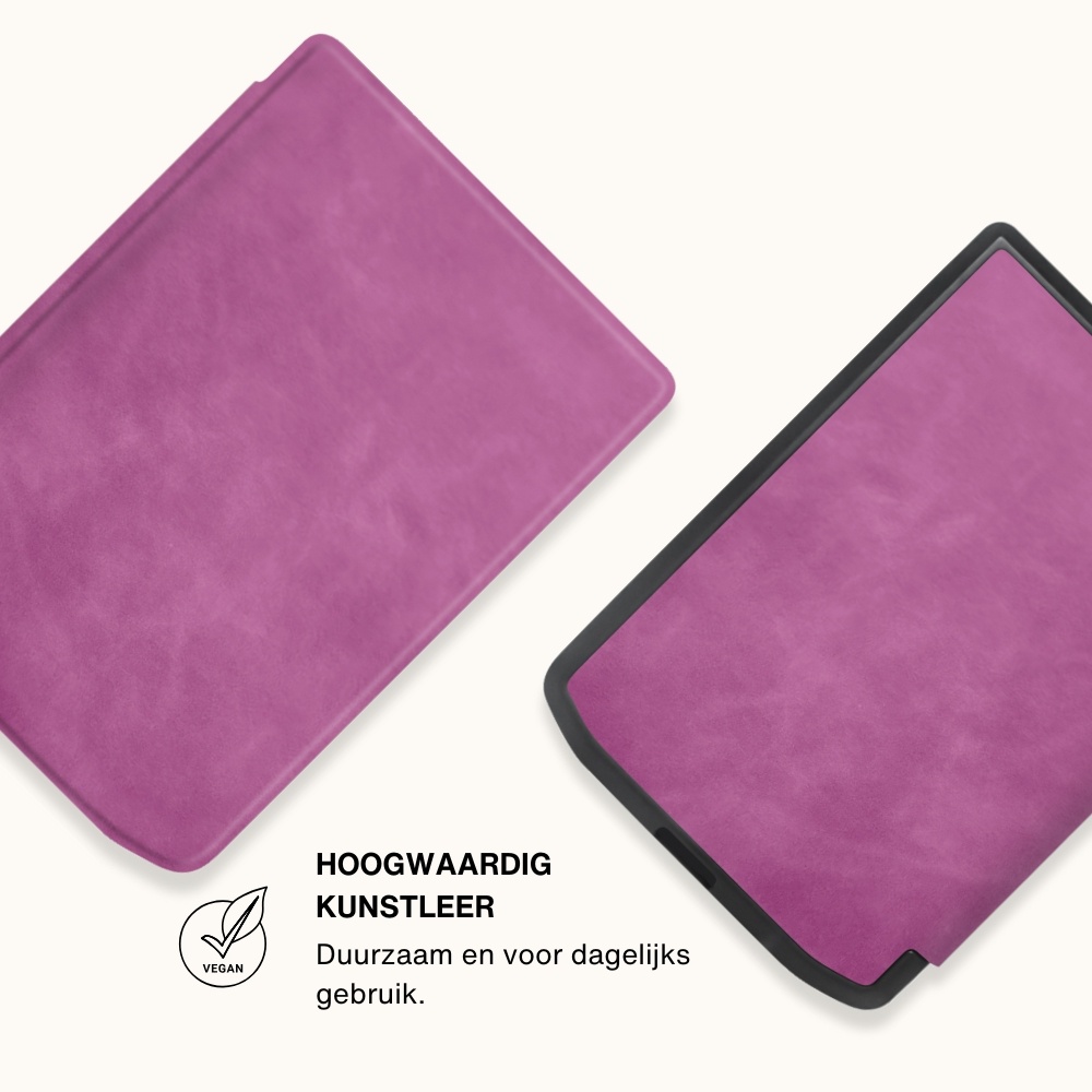 PocketBook Verse / Verse Pro / Verse Color slim hard case hoes (6 inch) Sleepcover - Paars