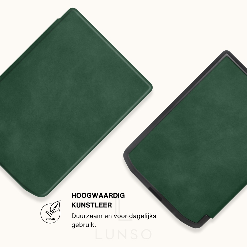 PocketBook Verse / Verse Pro / Verse Color slim hard case hoes (6 inch) Sleepcover - Groen