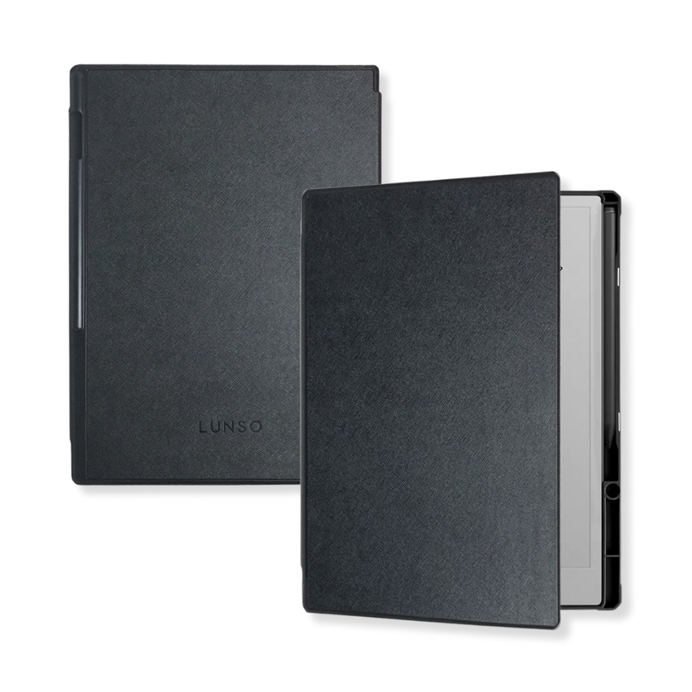 ReMarkable Paper Pro hoes Vegan Saffiano leren sleepcover - Zwart