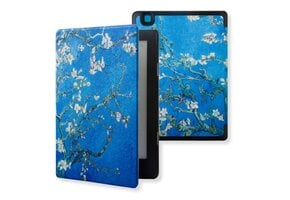 Lunso Kobo Aura H20 Edition 2 hoes (6.8 inch) - sleepcover - Van Gogh Amandelbloesem