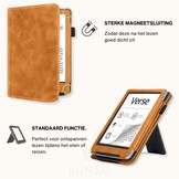 PocketBook Verse / Verse Pro / Verse Color hoes (6 inch) Luxe stand sleepcover - Bruin