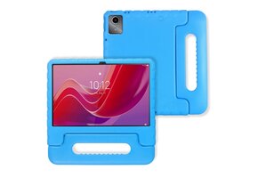 Lunso Lenovo Tab M11 - EVA Schokbestendige Kinderhoes met handvat - Lichtblauw