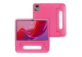 Lunso Lenovo Tab M11 - EVA Schokbestendige Kinderhoes met handvat - Roze