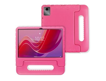 Lunso Lenovo Tab M11 - EVA Schokbestendige Kinderhoes met handvat - Roze