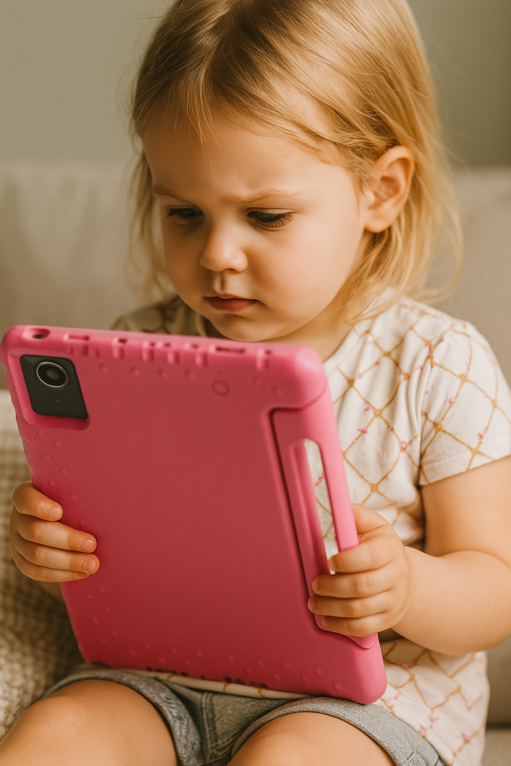 Lenovo Tab M11 EVA Schokbestendige Kinderhoes met handvat - Roze