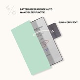 ReMarkable Paper Pro Slim magnetisch sleepcover PU leer hoes - Groen