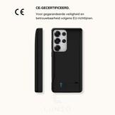 Samsung Galaxy S25 Ultra Powerbank hoesje 5000 mAh hoes - Zwart