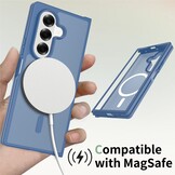 Samsung Galaxy Z Fold 7 hoesje slanke backcover met volledige MagSafe ondersteuning - Blauw