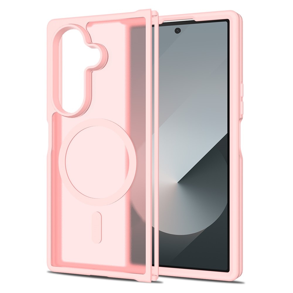 Samsung Galaxy Z Fold 7 hoesje slanke backcover met volledige MagSafe ondersteuning - Roze