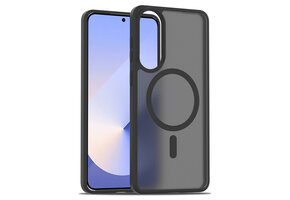 Lunso Samsung Galaxy S25 Edge slank backcover hoesje met MagSafe ondersteuning - Zwart