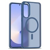 Samsung Galaxy S25 Edge hoesje slanke backcover met volledige MagSafe ondersteuning - Blauw